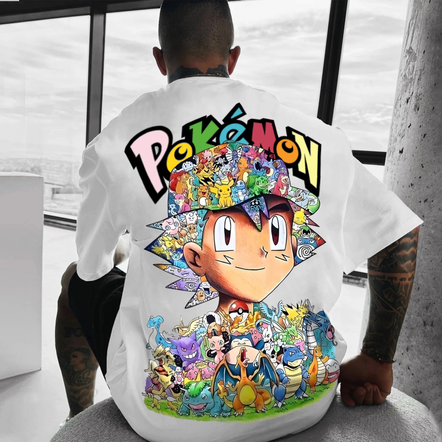 Pokémon Unisex Anime Inspired Vintage T-Shirt