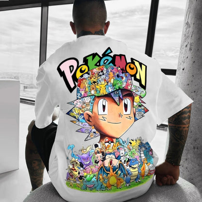 Pokémon Unisex Anime Inspired Vintage T-Shirt