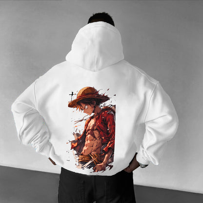 Unisex Oversized Anime Print Hoodie |
