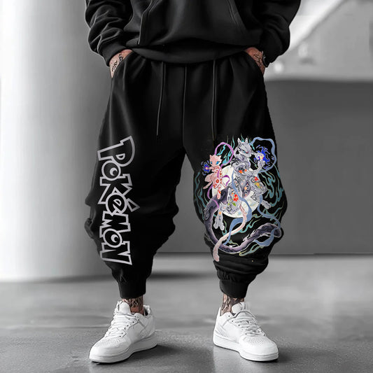 Pokémon Unisex  Casual Anime Streetwear Pants