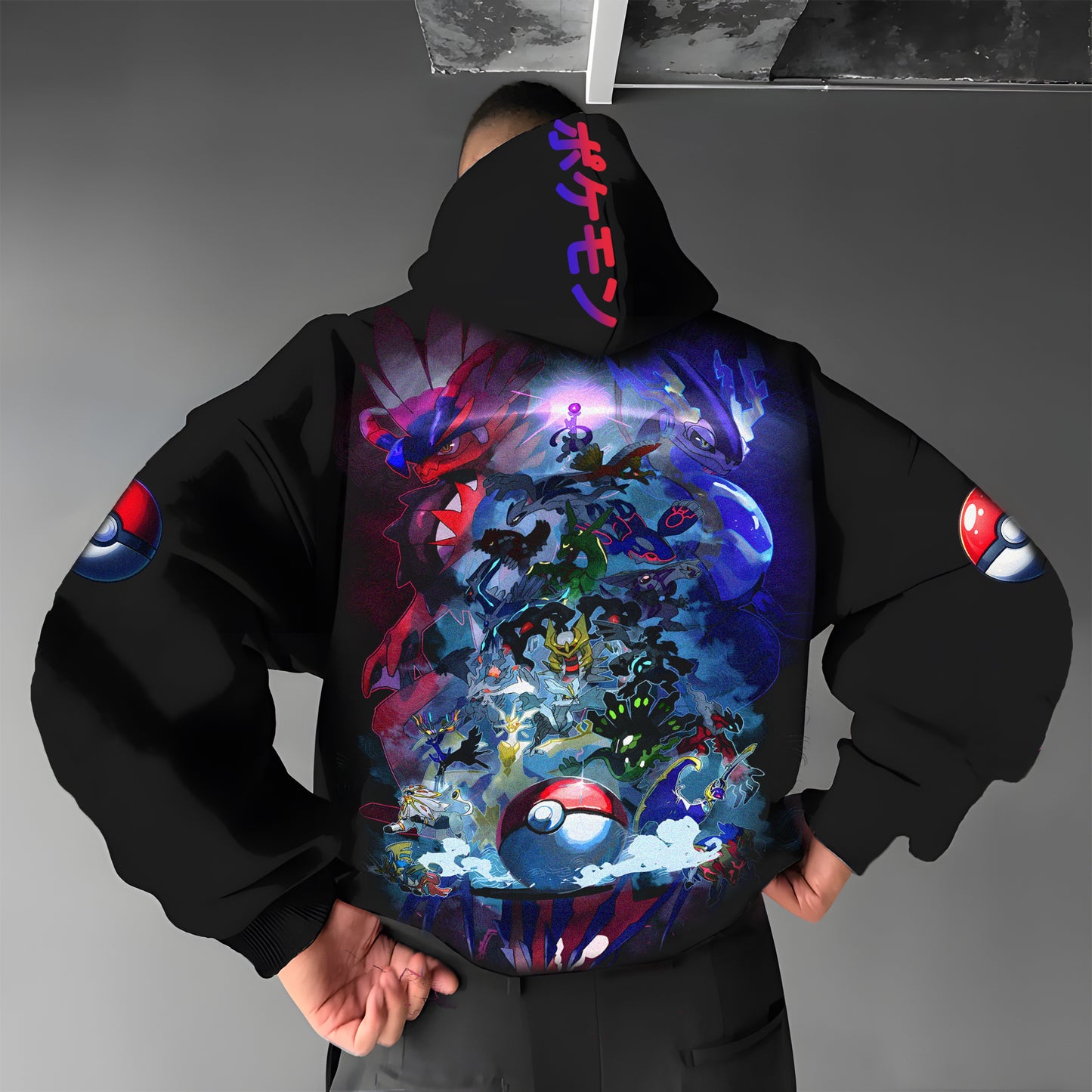 Pokémon Unisex Anime Graphic Streetwear Vintage Hoodie