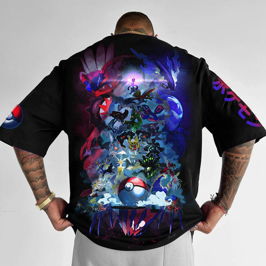 Pokémon Unisex Anime Inspired Vintage T-Shirt