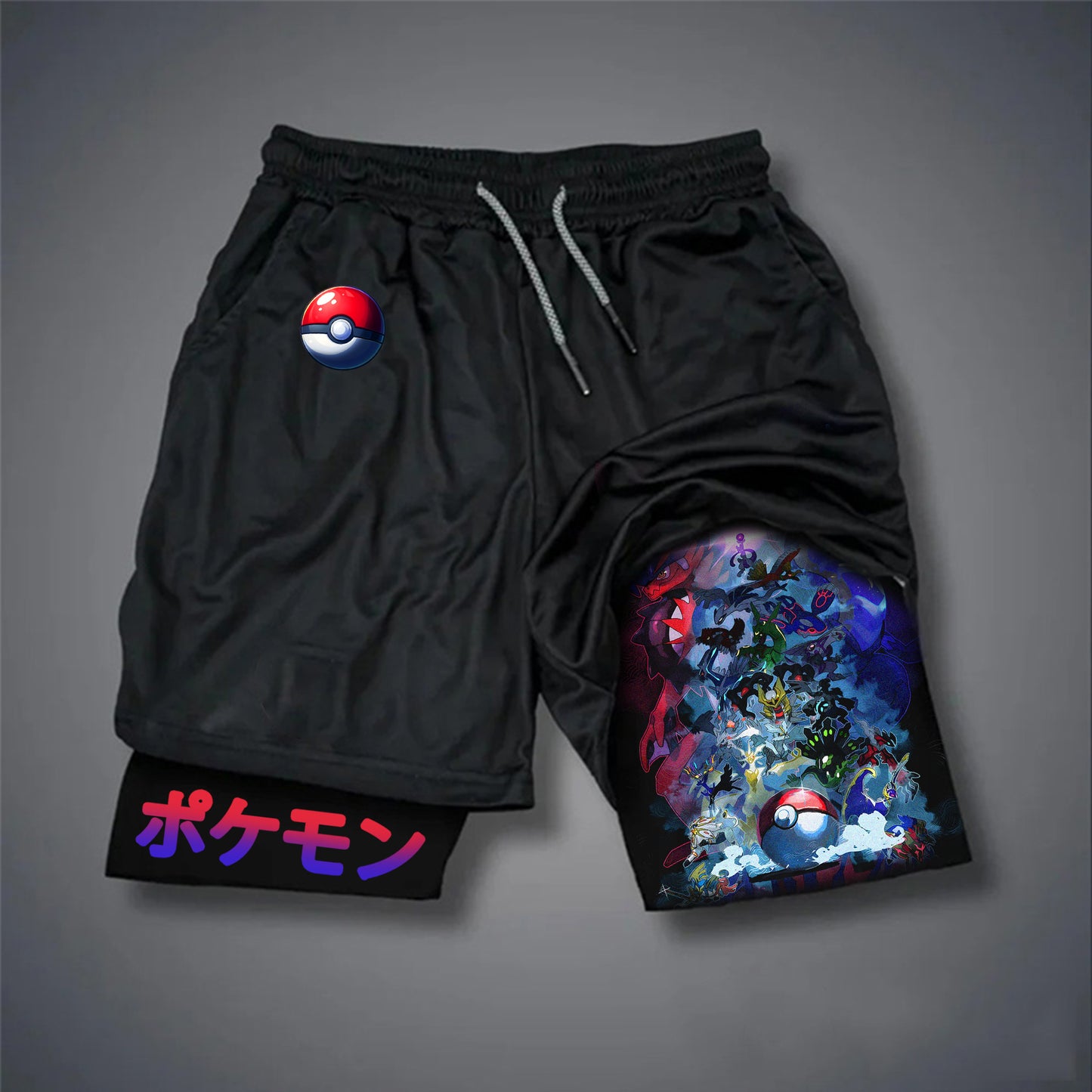 Pokémon Unisex Casual Anime Streetwear Shorts