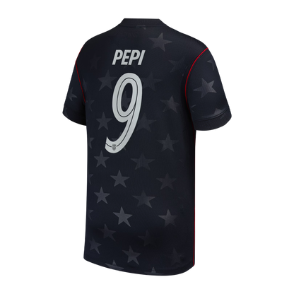 Ricardo Pepi USMNT Youth 2026/27 Away Stadium Replica Jersey - Blue