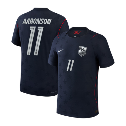 Brenden Aaronson USMNT 2026/27 Away Match Jersey - Blue