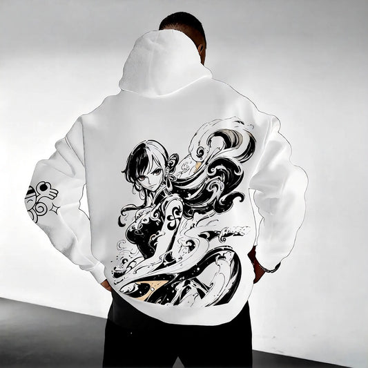 Unisex Anime Graphic Streetwear Vintage Hoodie