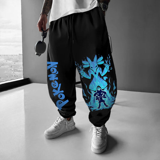 Pokémon Unisex Casual Anime Streetwear Pants