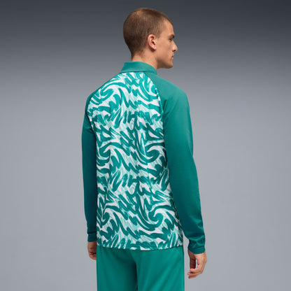 Portugal National Team Pre-Match Quarter-Zip Top - Green