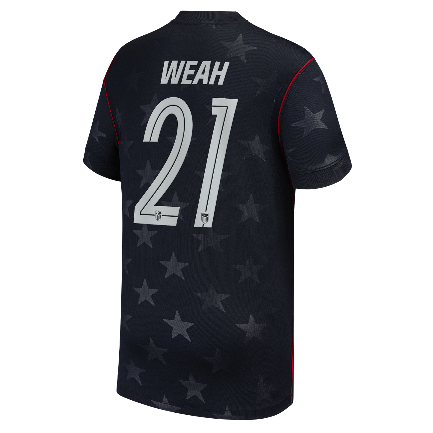 Timothy Weah USMNT Youth 2026 Away Stadium Replica Jersey - Blue