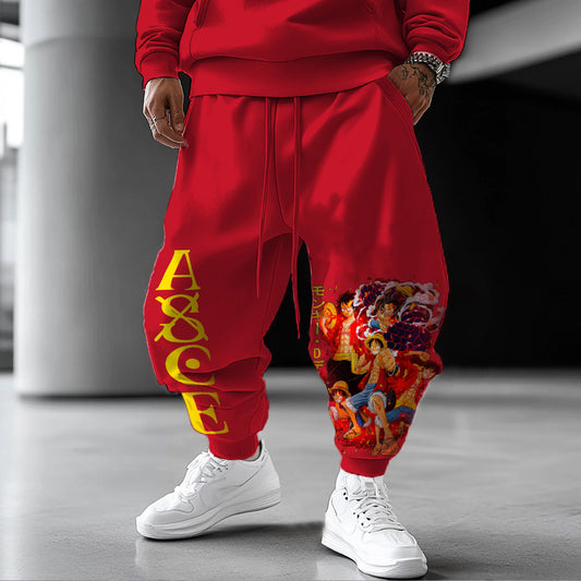 Unisex Anime Inspired Vintage Pants丨