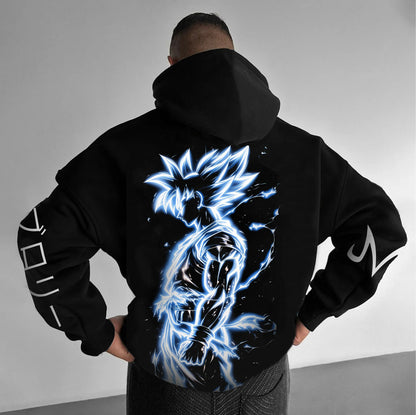 Unisex Anime Print  Casual Oversized Hoodie