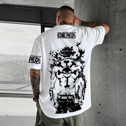 Unisex Anime Inspired Vintage T-Shirt丨