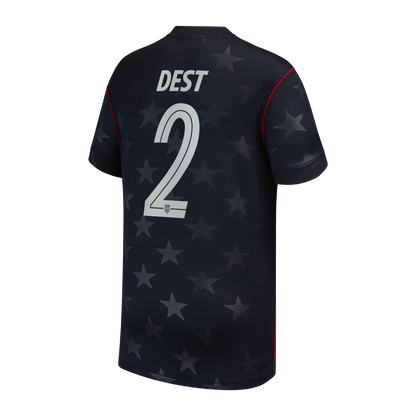 Sergiño Dest USMNT Youth 2026/27 Away Match Jersey - Blue