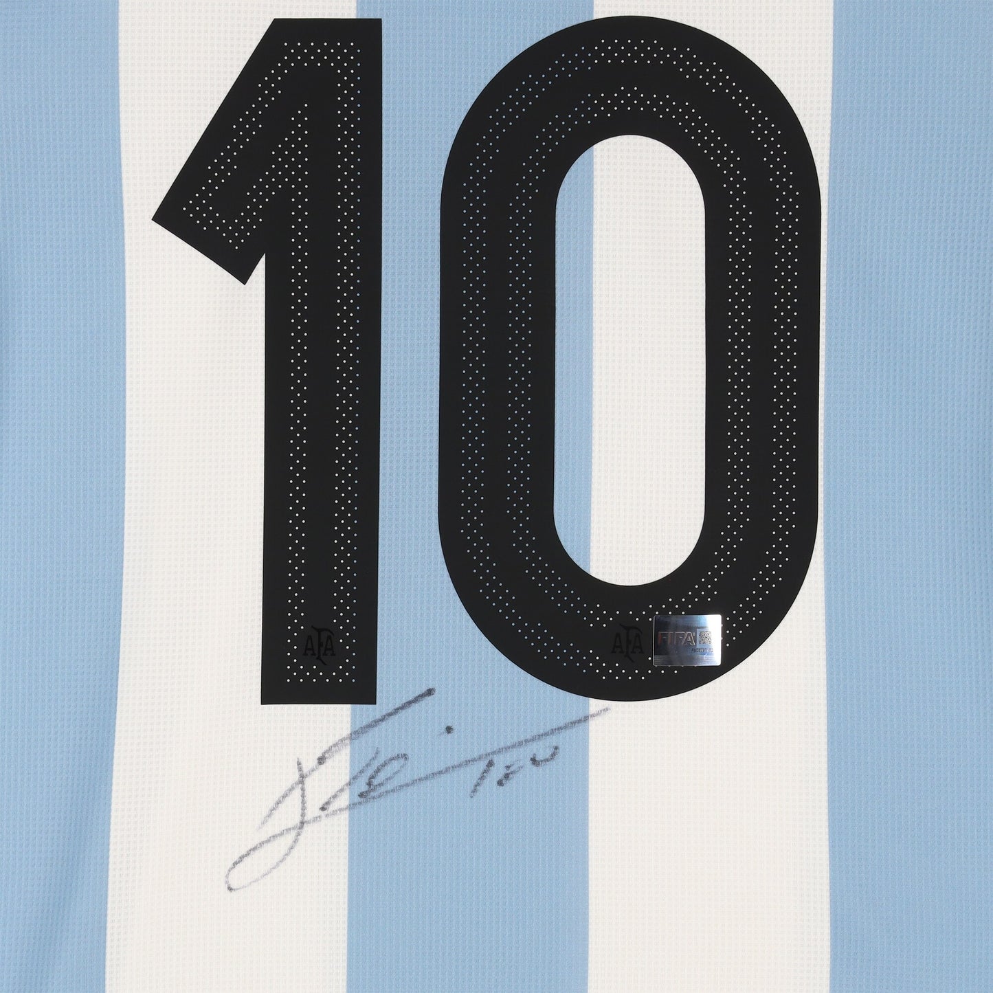 Lionel Messi Argentina National Team Autographed Fanatics Authentic 2024-25 50th Anniversary Home Jersey - FIFA Hologram
