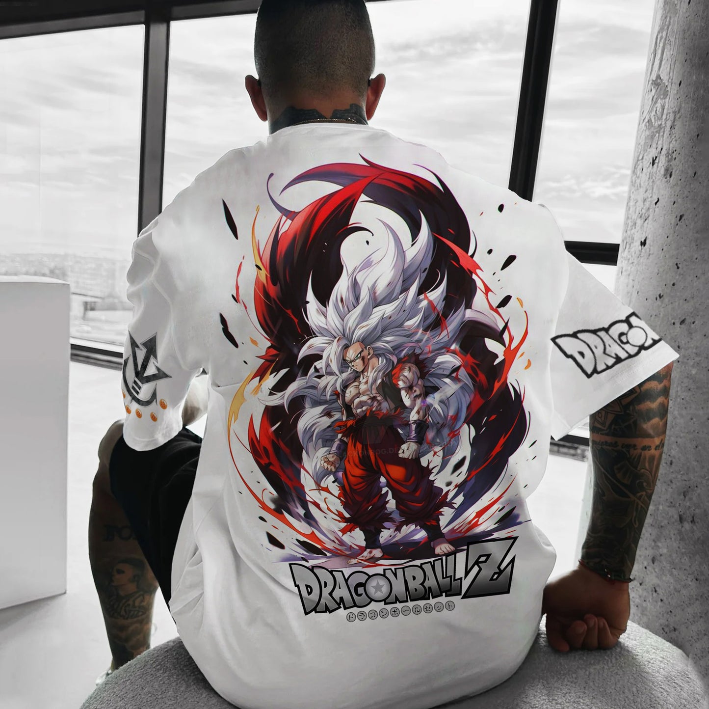 Unisex Anime Inspired Graphic Streetwear  T-shirt