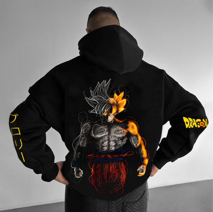 Unisex Anime Graphic Streetwear Vintage Hoodie