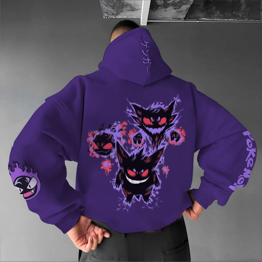 Pokémon Unisex Anime Graphic Streetwear Hoodie
