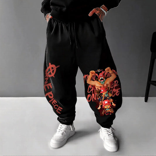 Unisex Anime Inspired Vintage Pants