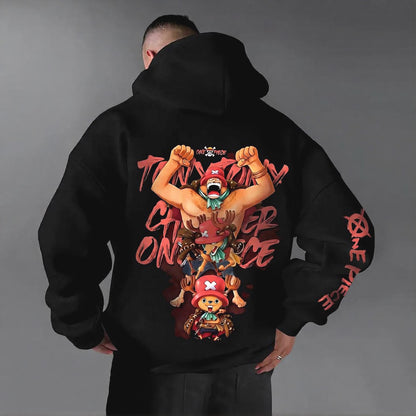 Unisex Anime Graphic Streetwear Vintage Hoodie