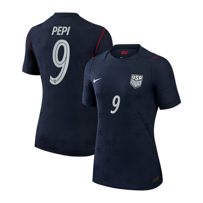Ricardo Pepi USMNT Women's 2026/27 Away Match Jersey - Blue