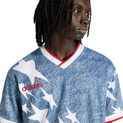USA 1994 Denim Graphic Fashion Jersey - Blue