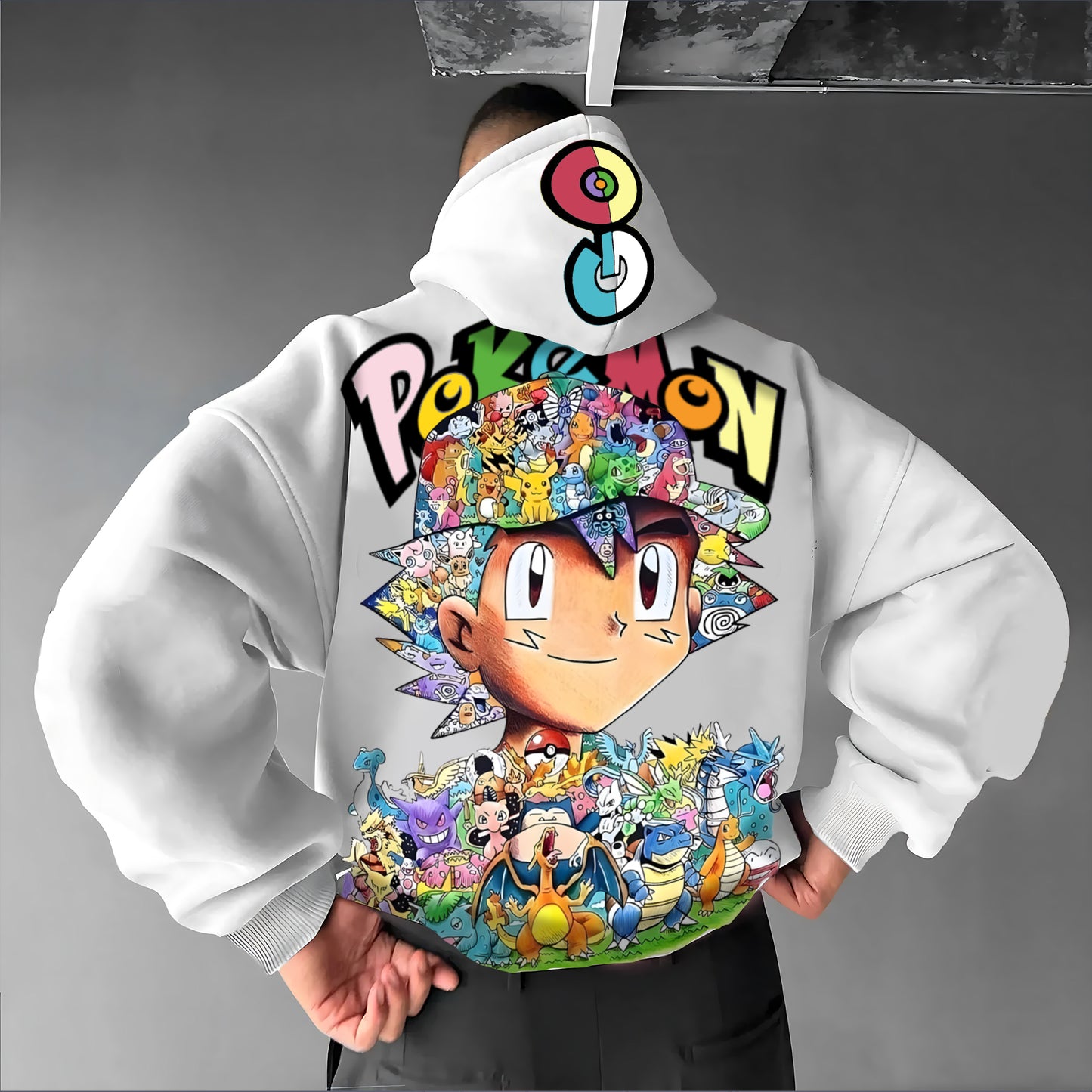 Pokémon Unisex Anime Graphic Streetwear Vintage Hoodie