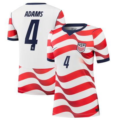 Tyler Adams USMNT Women's 2026 Home Stadium Replica Jersey - White