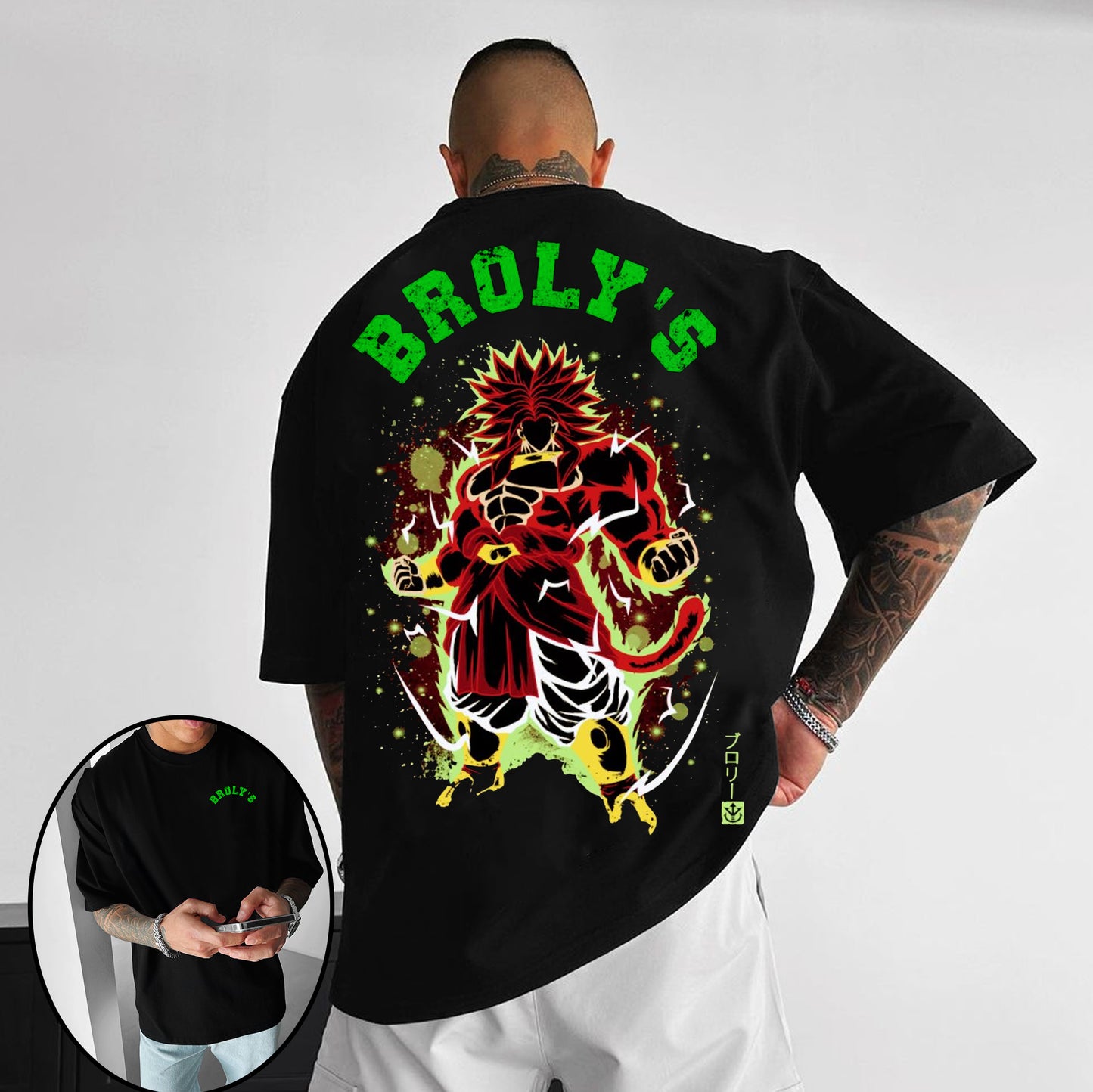 Unisex Anime Inspired Graphic Streetwear  T-shirt