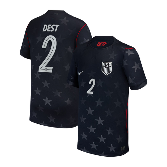 Sergiño Dest USMNT Youth 2026/27 Away Match Jersey - Blue