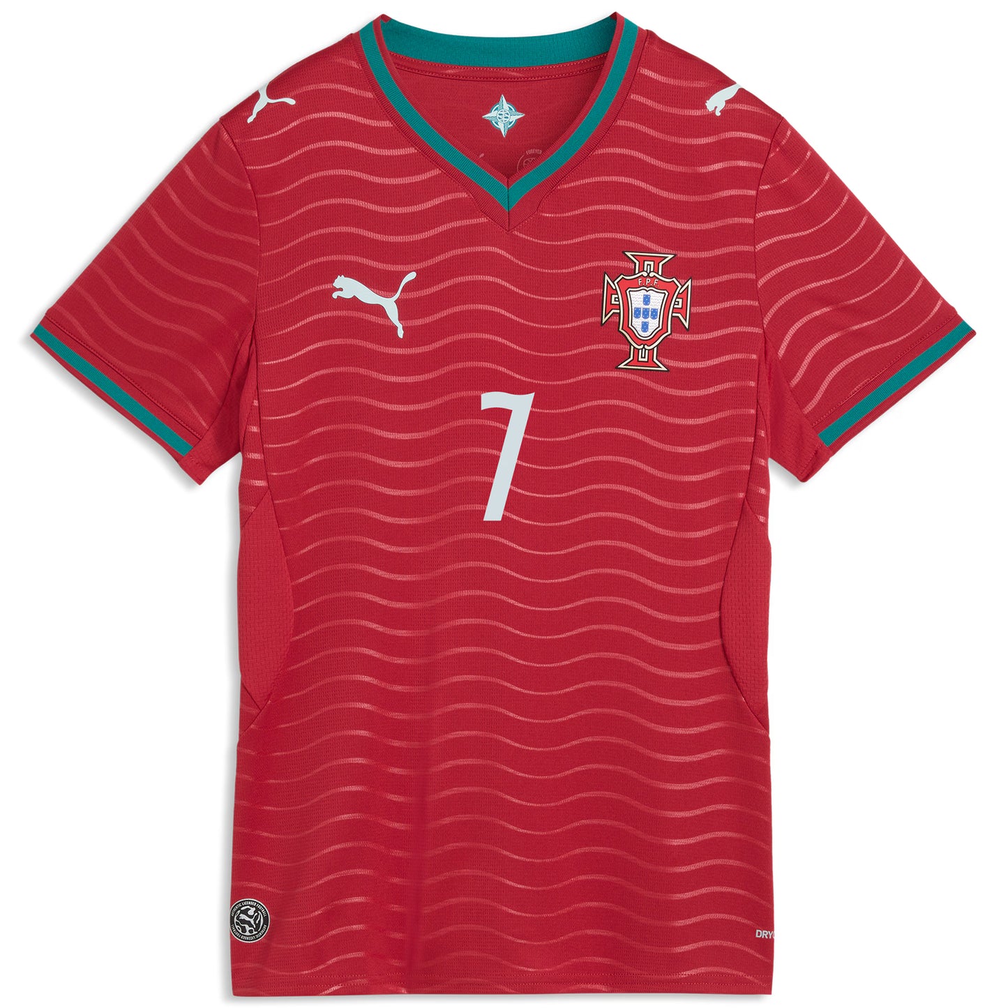 Cristiano Ronaldo Portugal National Team Women's 2026 Home Replica Jersey - Red