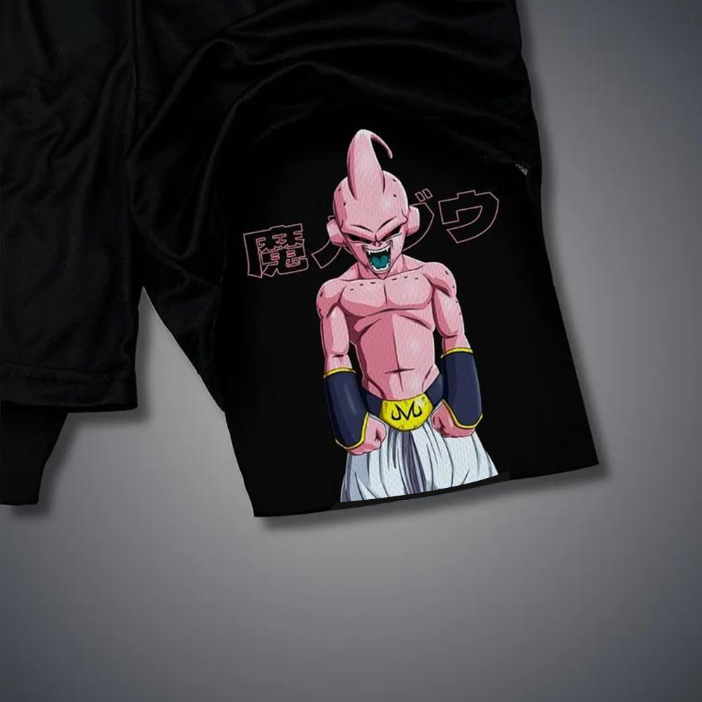 Sports Fitness   Anime Print Shorts