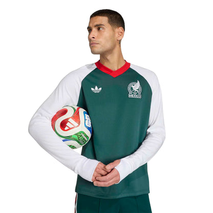 Mexico National Team 2026 Long Sleeve Pre-Match Top - Green