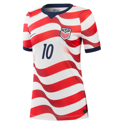 Christian Pulisic USMNT Women's 2026 Home Stadium Replica Jersey - White