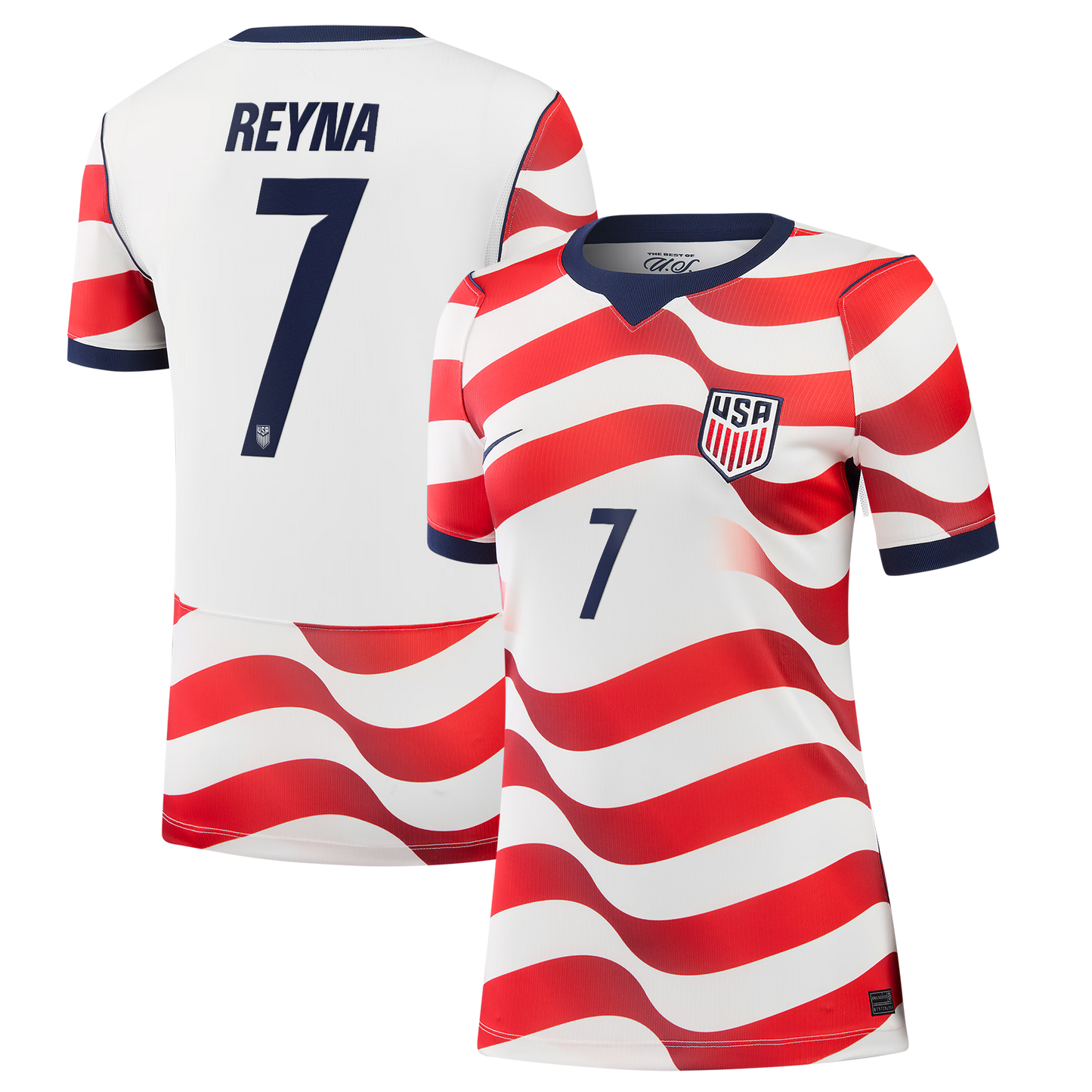 Giovanni Reyna USMNT Women's 2026 Home Stadium Replica Jersey - White