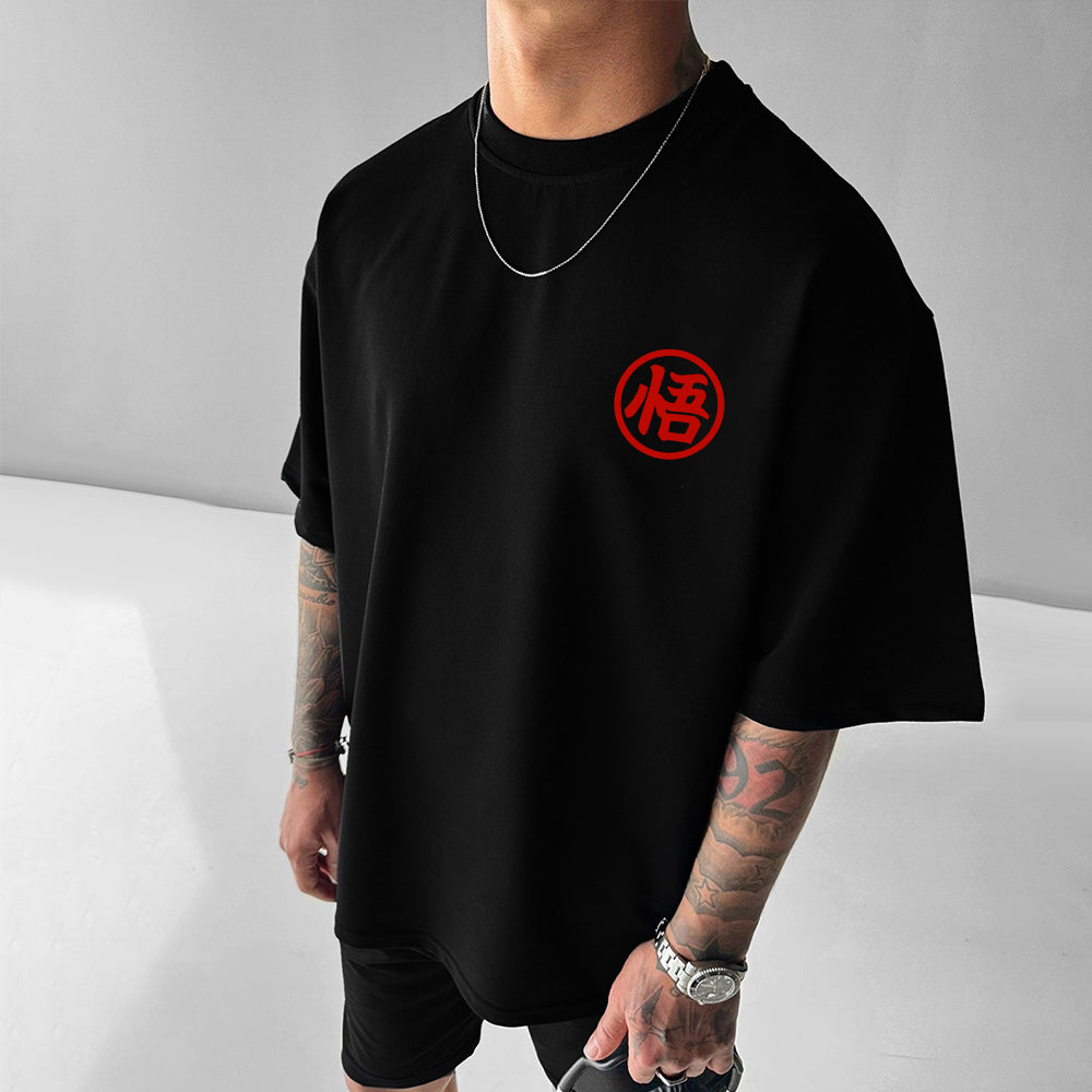 Unisex Anime Inspired Graphic Streetwear  T-shirt