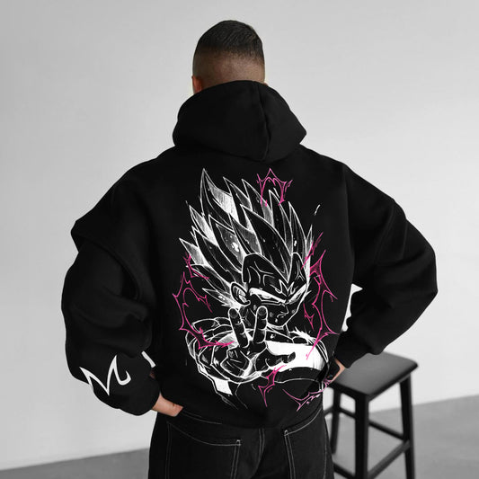 Unisex Anime Graphic Streetwear Vintage Hoodie