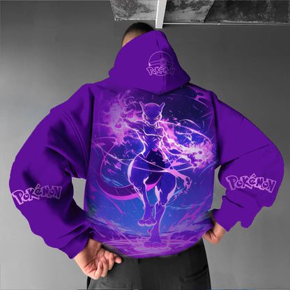 Pokémon Unisex Anime Graphic Streetwear Vintage Hoodie