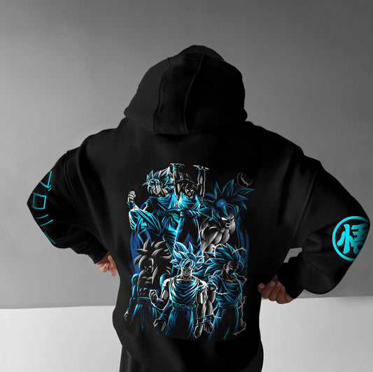 Unisex Anime Graphic Streetwear Vintage Hoodie