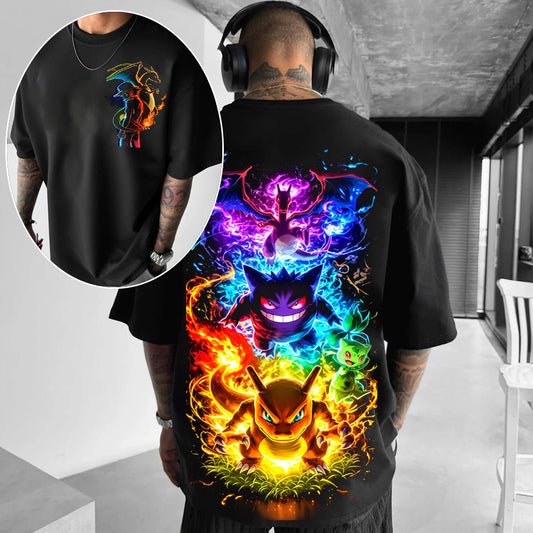 Pokémon personality cartoon short-sleeved T-shirt