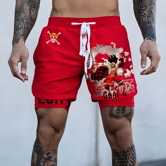 Unisex  Casual Anime Streetwear Shorts