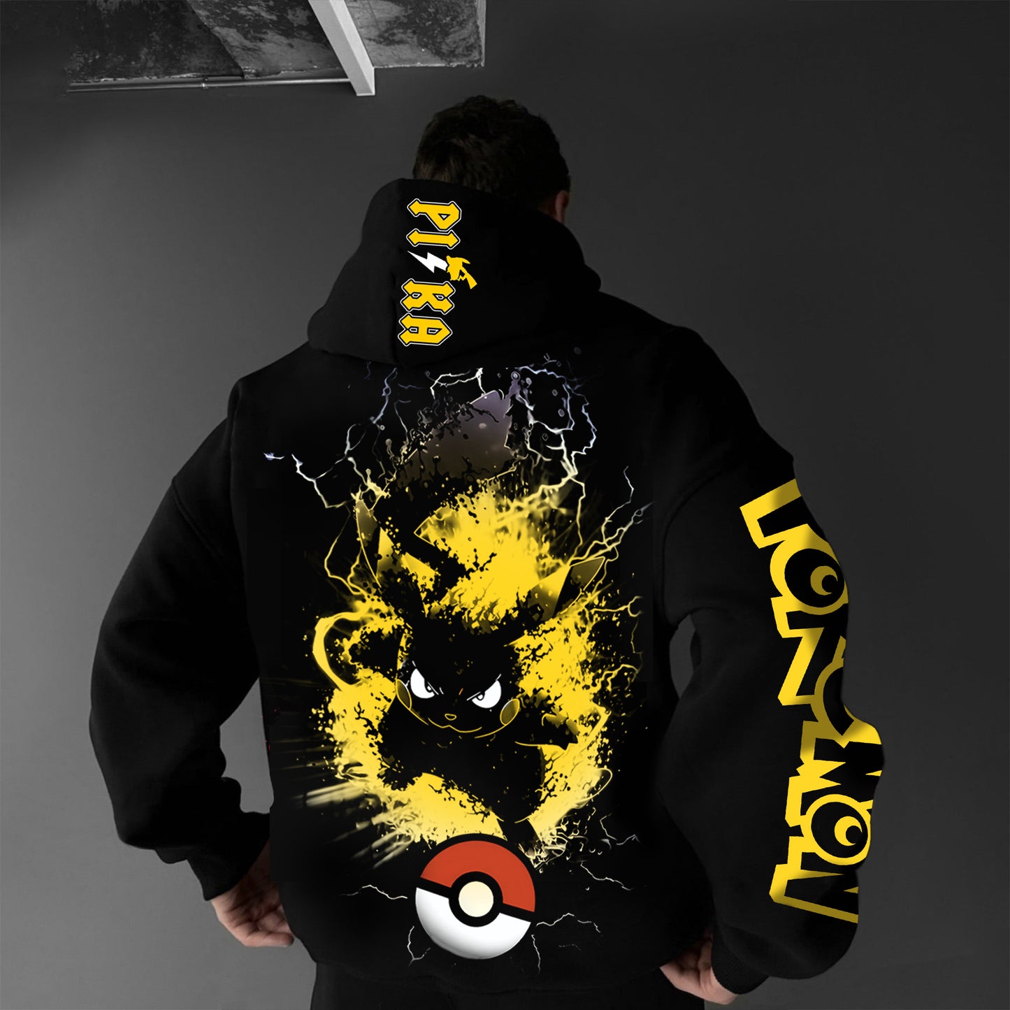 Pokémon Unisex Anime Graphic Streetwear Vintage Hoodie