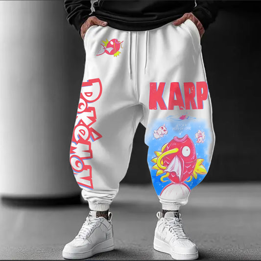 Pokémon Unisex Casual Anime Streetwear Pants