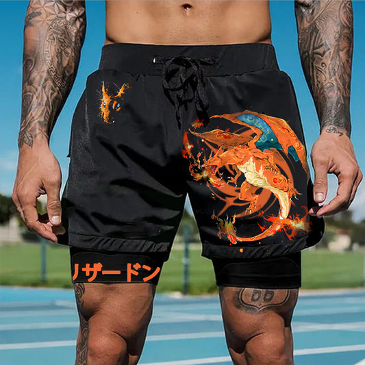 Pokémon Unisex  Casual Anime Streetwear Shorts