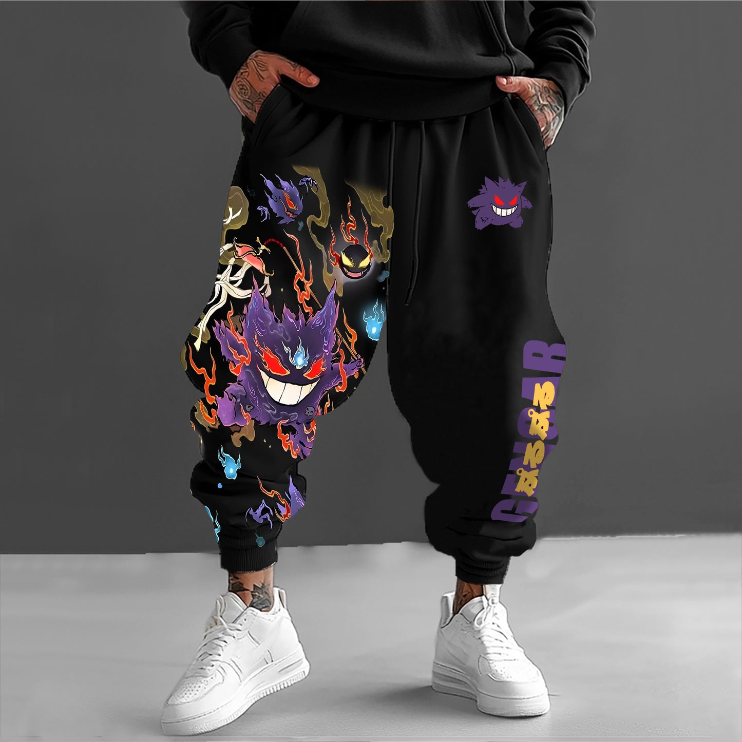 Unisex   Casual Anime Streetwear Pants