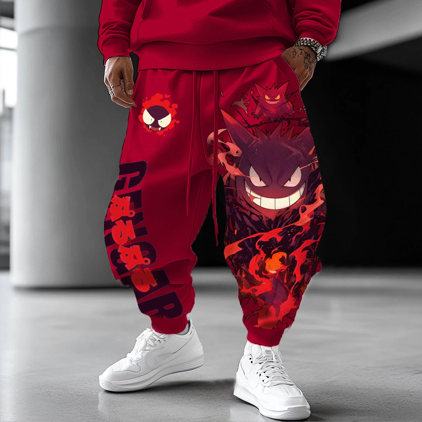 Pokémon Unisex Casual Anime Streetwear Pants