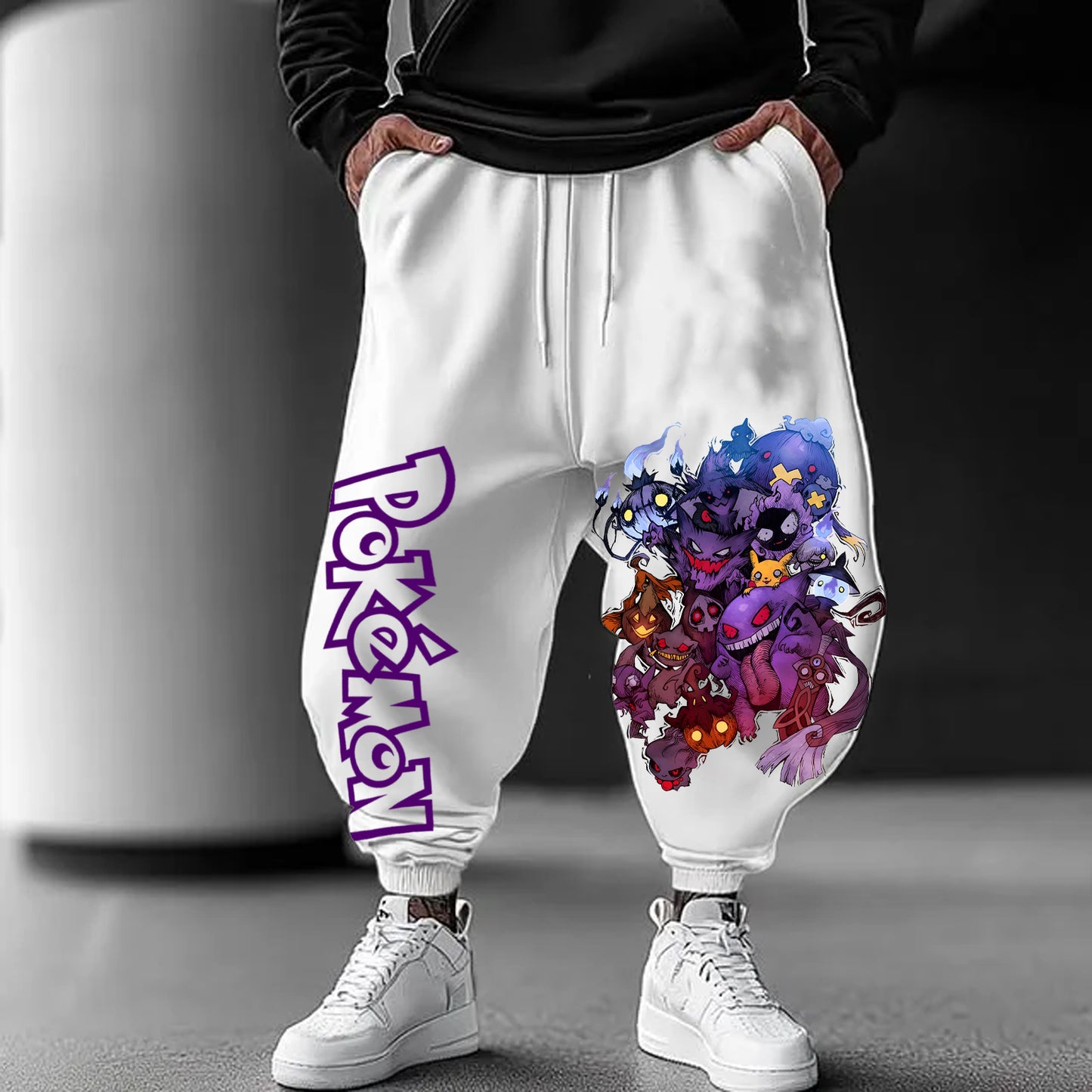Pokémon Unisex Casual Anime Streetwear Pants