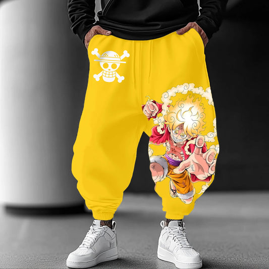 Unisex Anime Inspired Vintage Pants丨