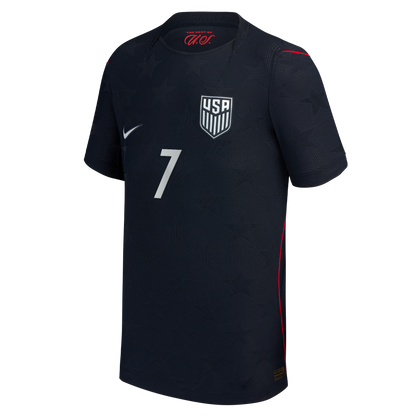 Giovanni Reyna USMNT Youth 2026 Away Match Jersey - Blue