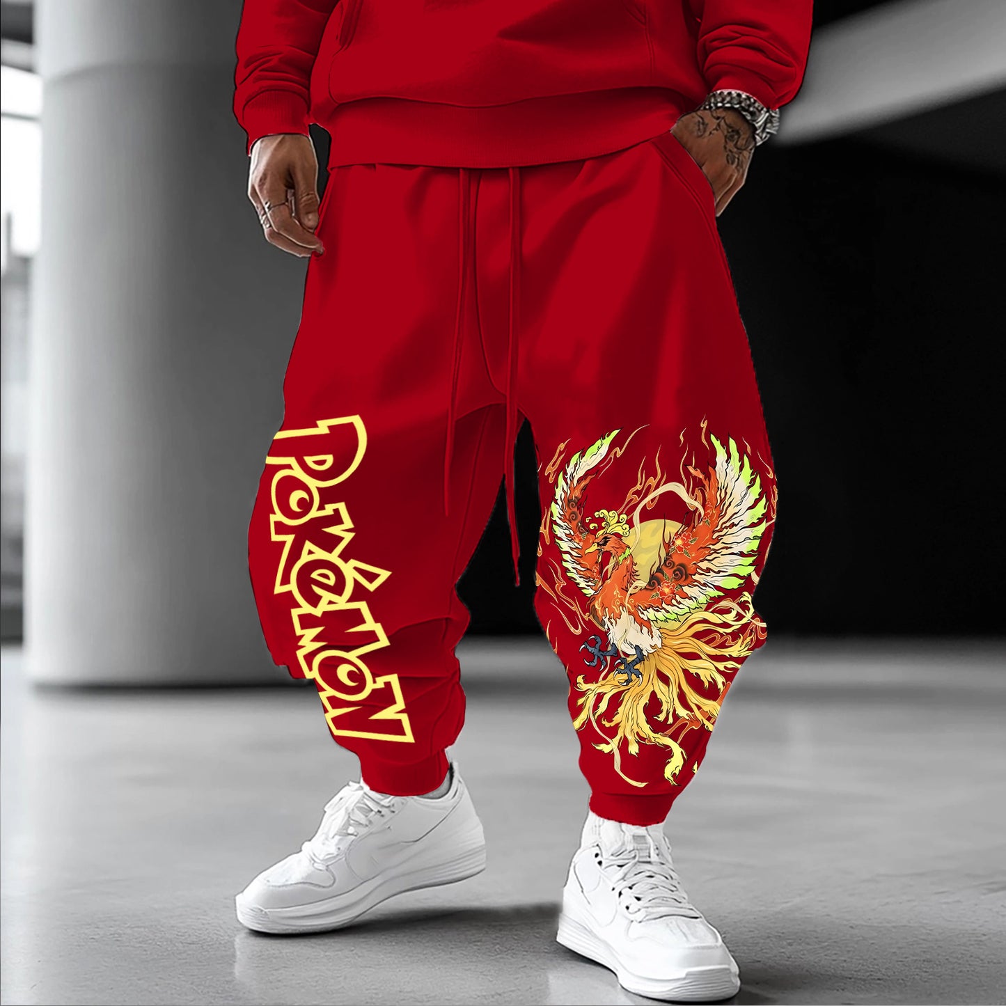 Pokémon Unisex  Casual Anime Streetwear Pants