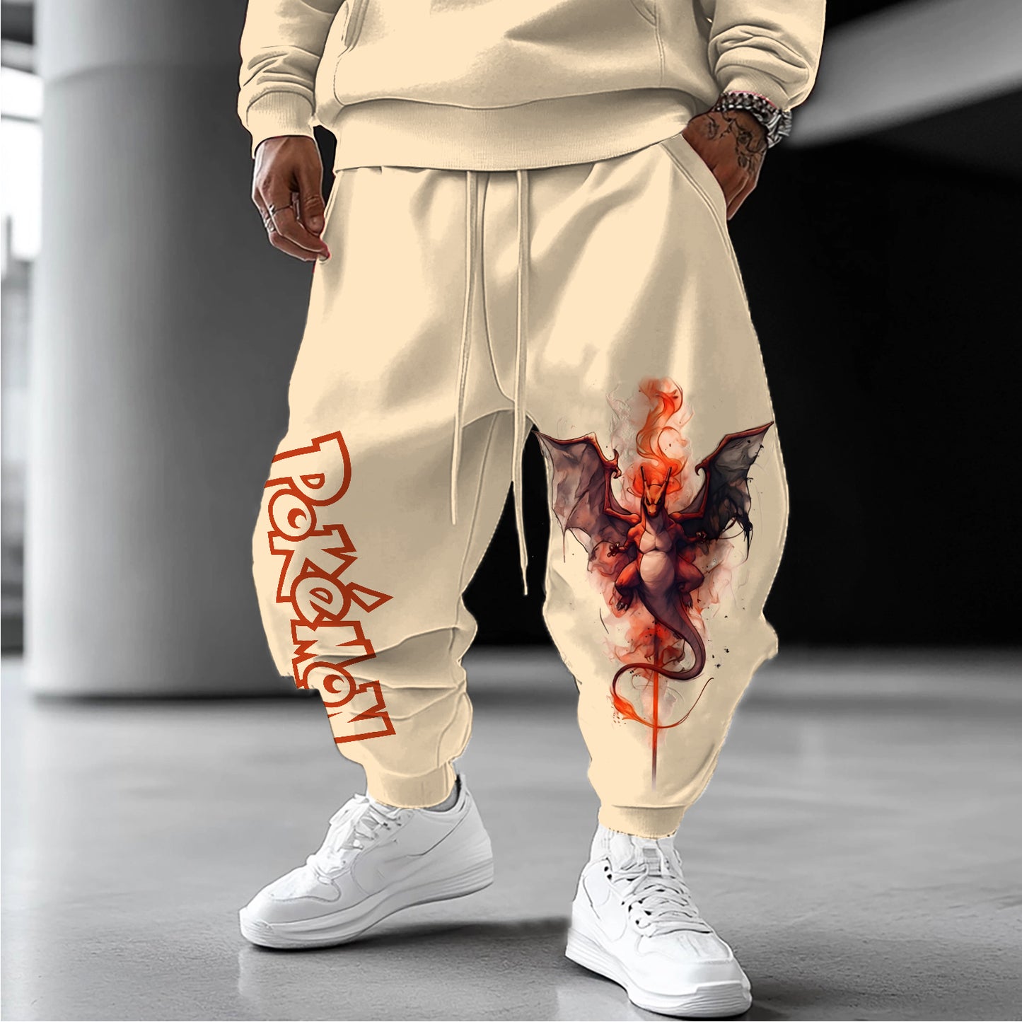 Pokémon Unisex  Casual Anime Streetwear Pants